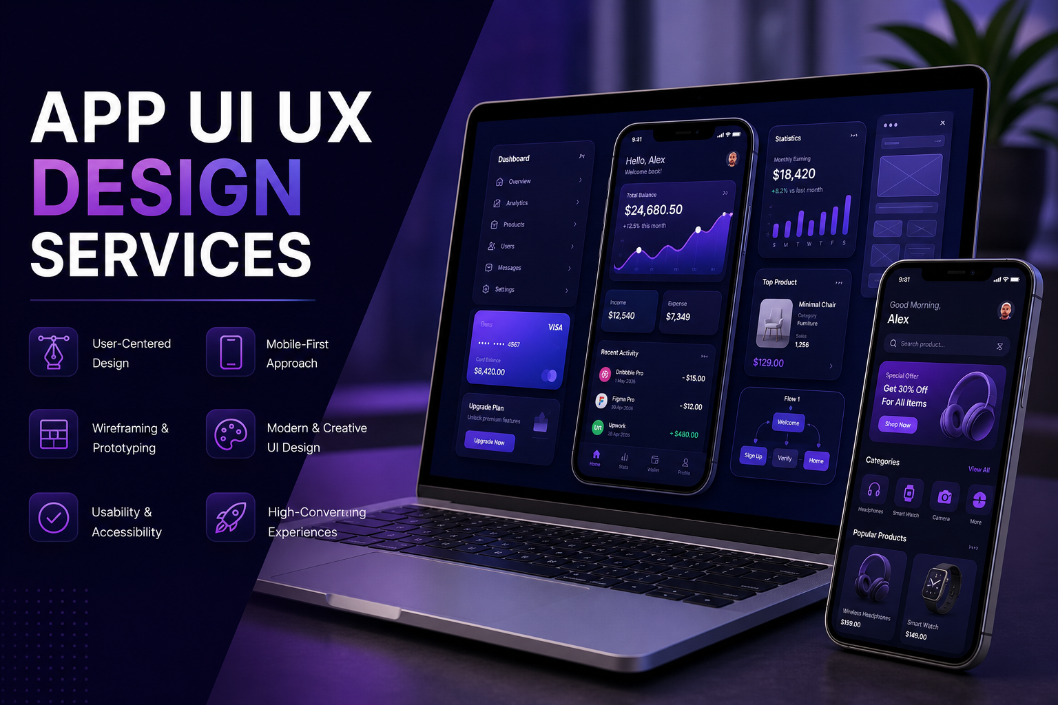 App UI/UX Design Services preview