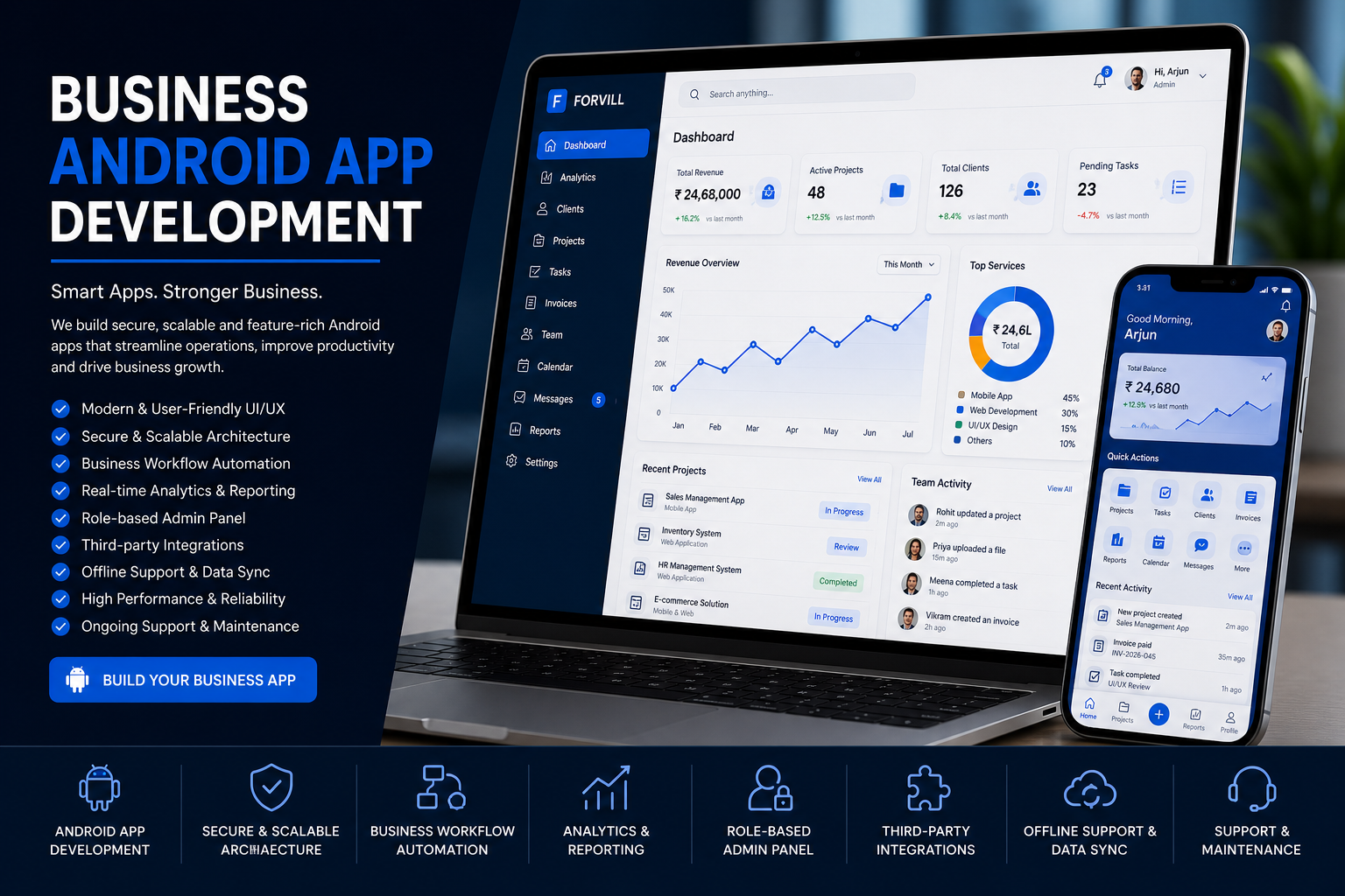 Business Android App Development preview