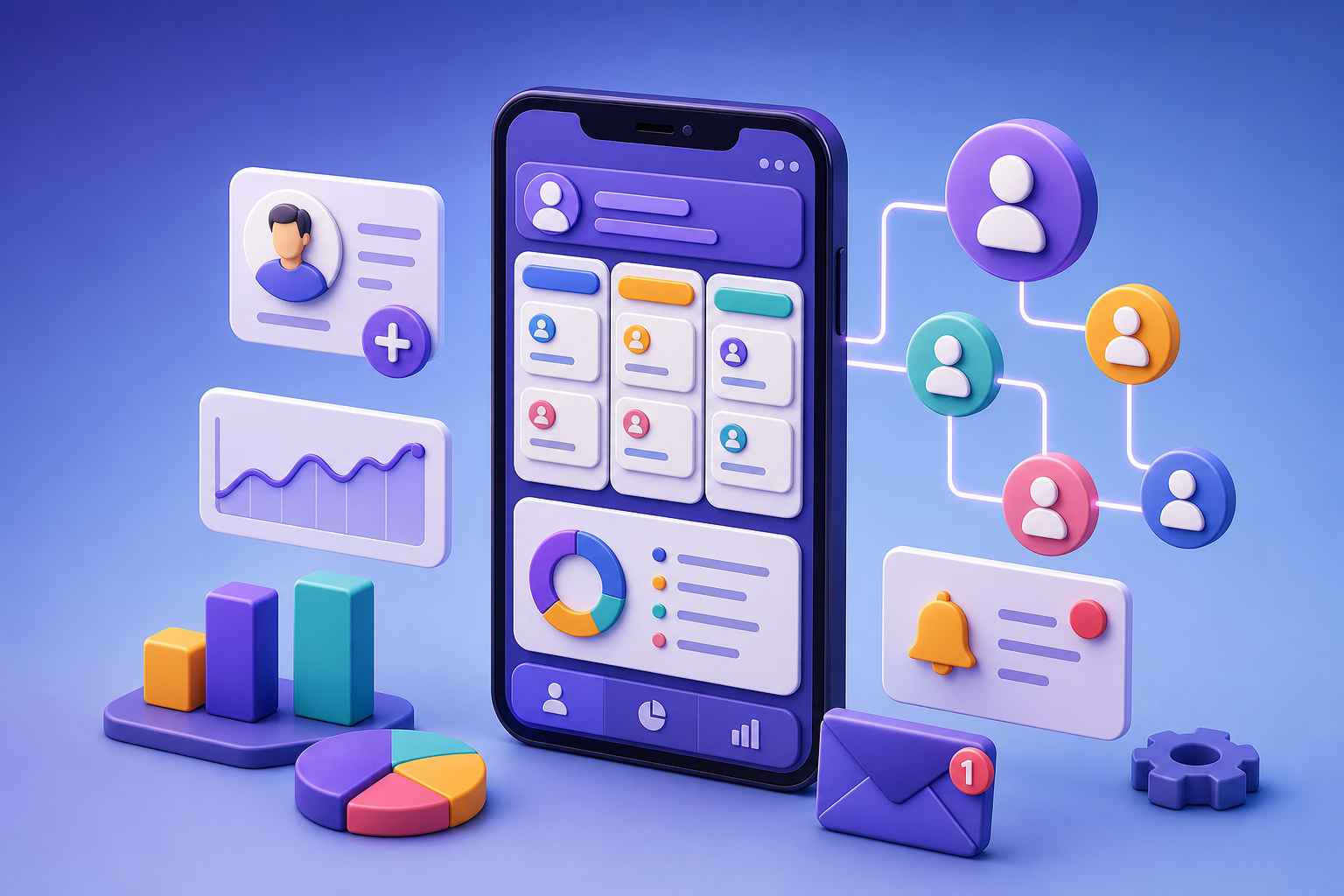 CRM Mobile App Development preview