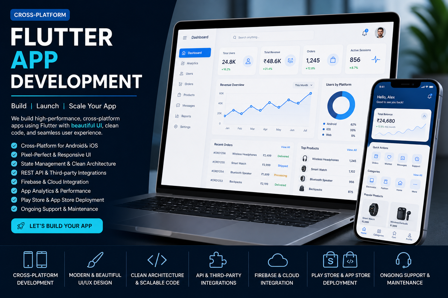 Flutter App Development preview